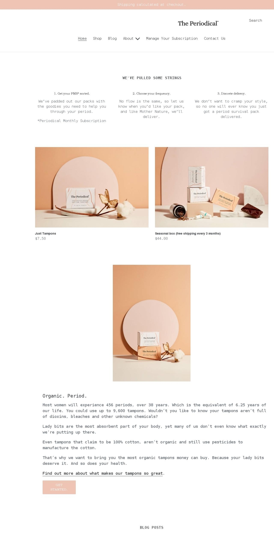 theperiodical.com.au shopify website screenshot