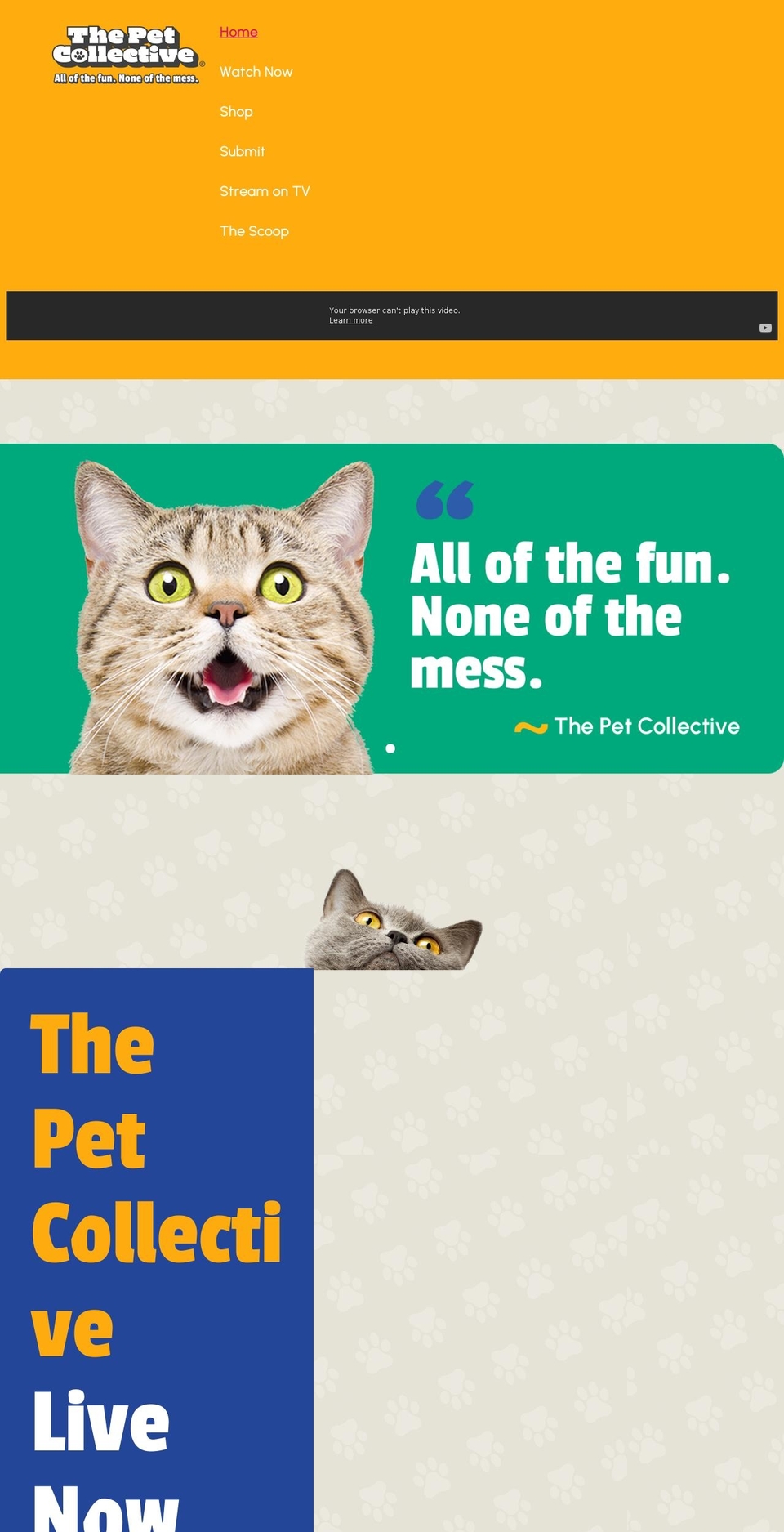 thepetcollective.com shopify website screenshot