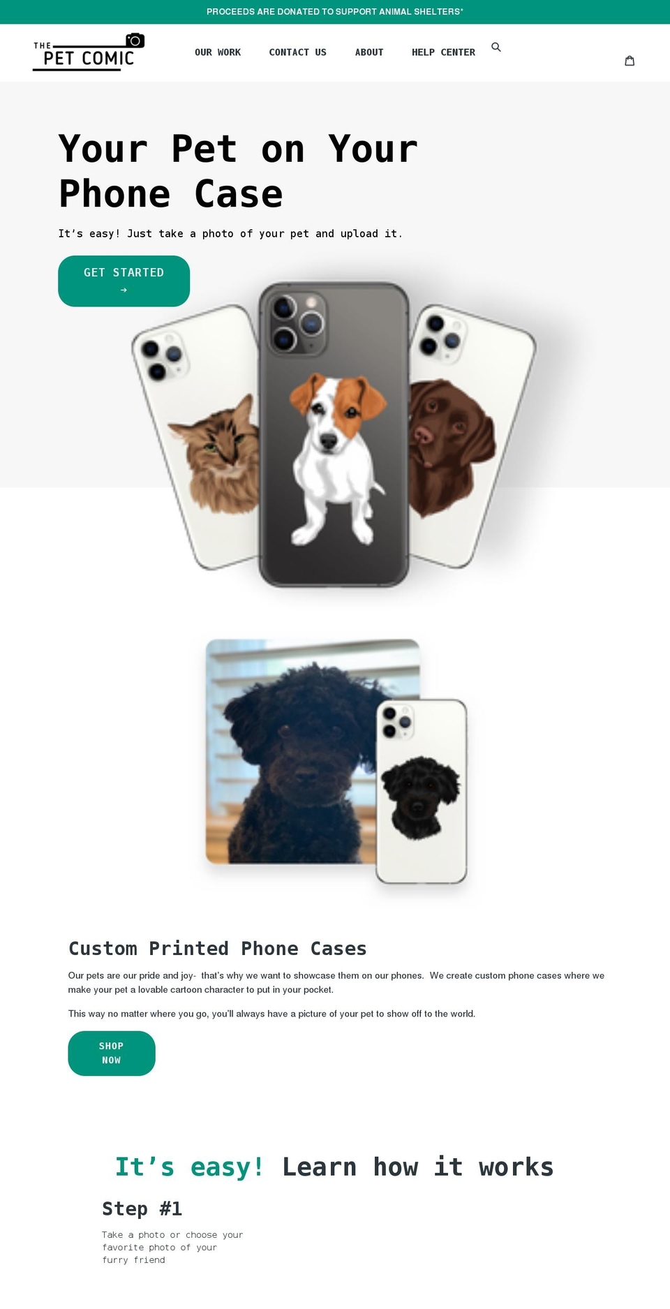 thepetcomic.shop shopify website screenshot