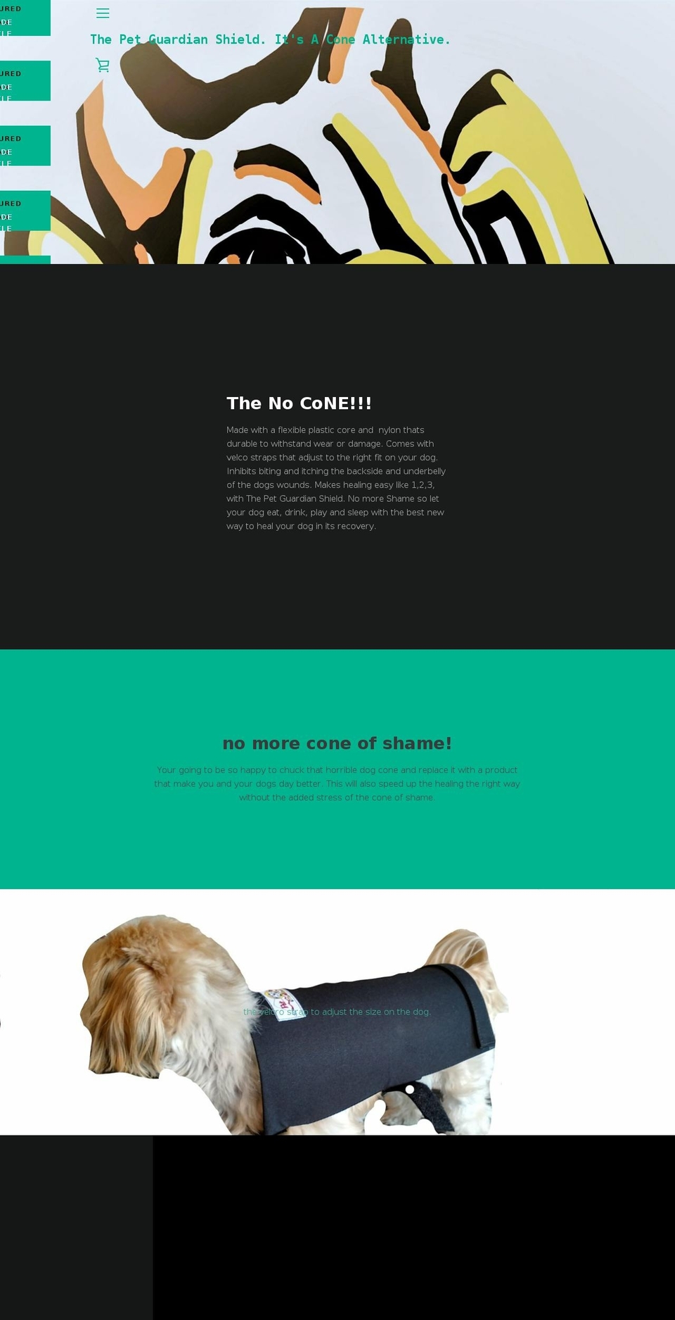 thepetguardianshield.com — Shopify storefront screenshot