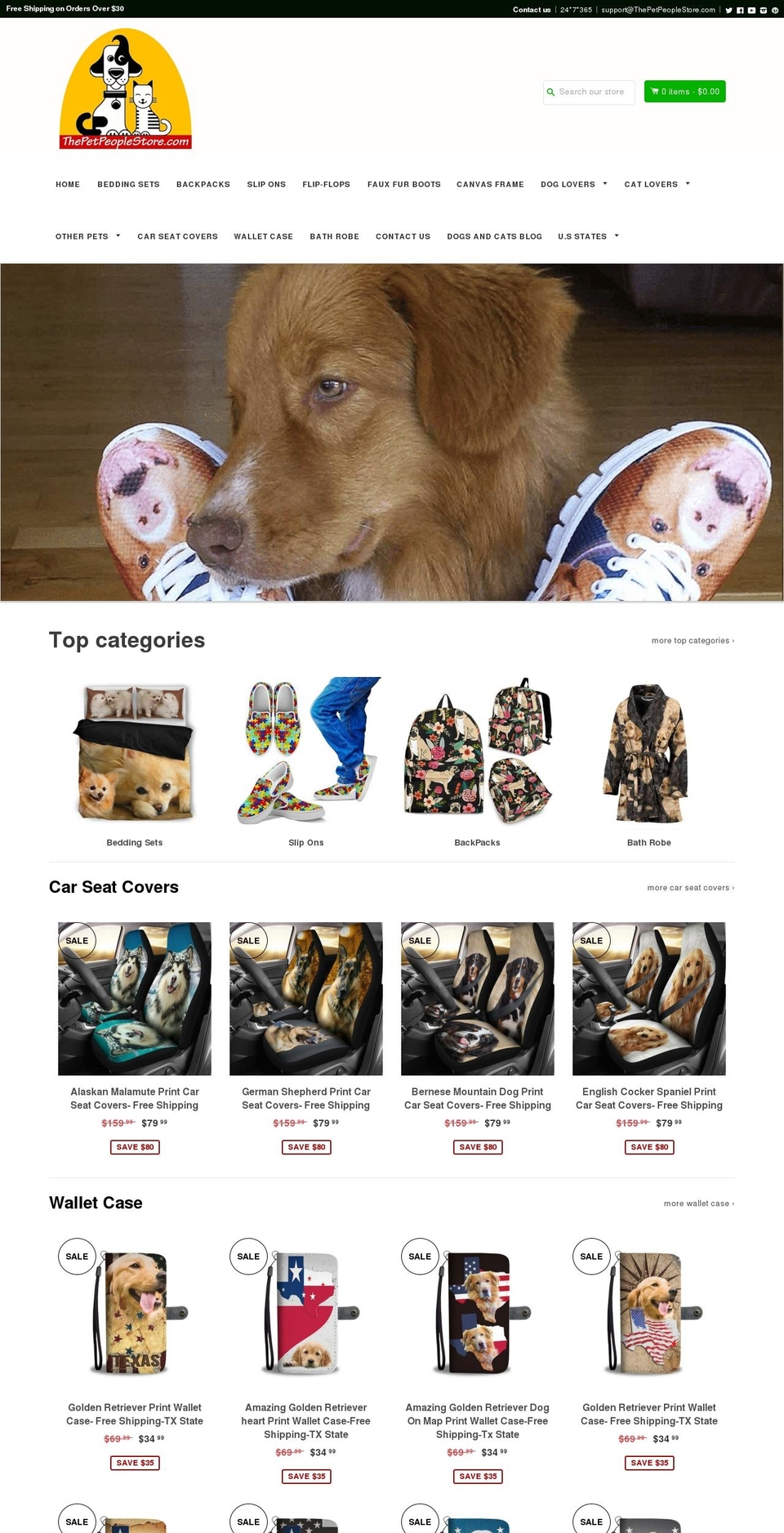 breedbiztheme Shopify theme site example thepetpeoplestore.com