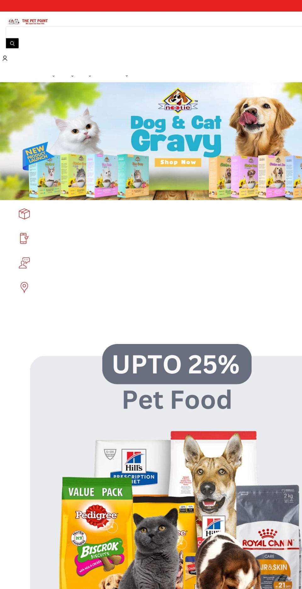 thepetpoint.store shopify website screenshot