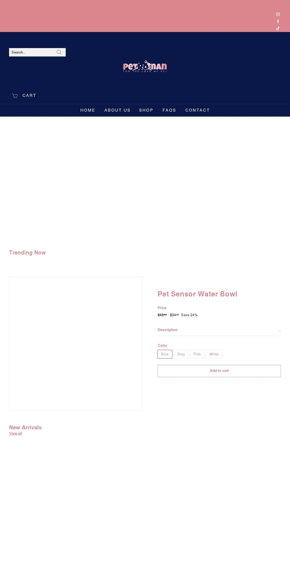 thepetroman.com shopify website screenshot