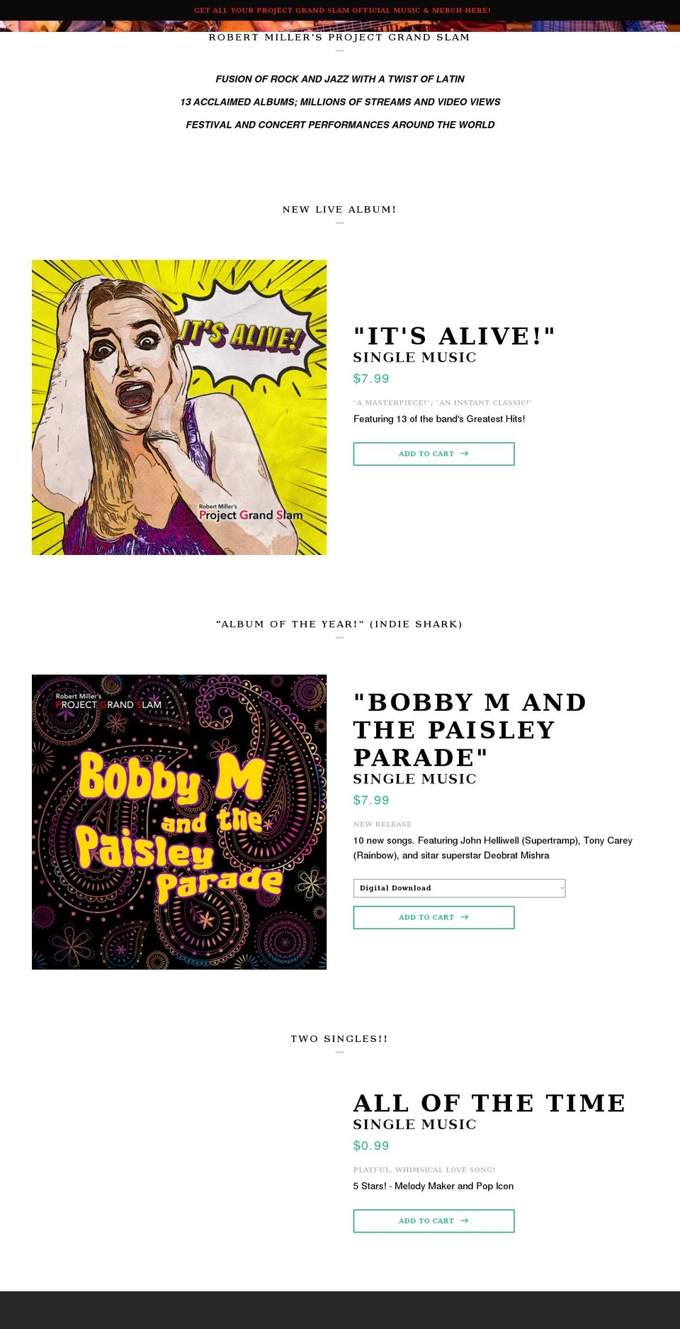 thepgsstore.com shopify website screenshot