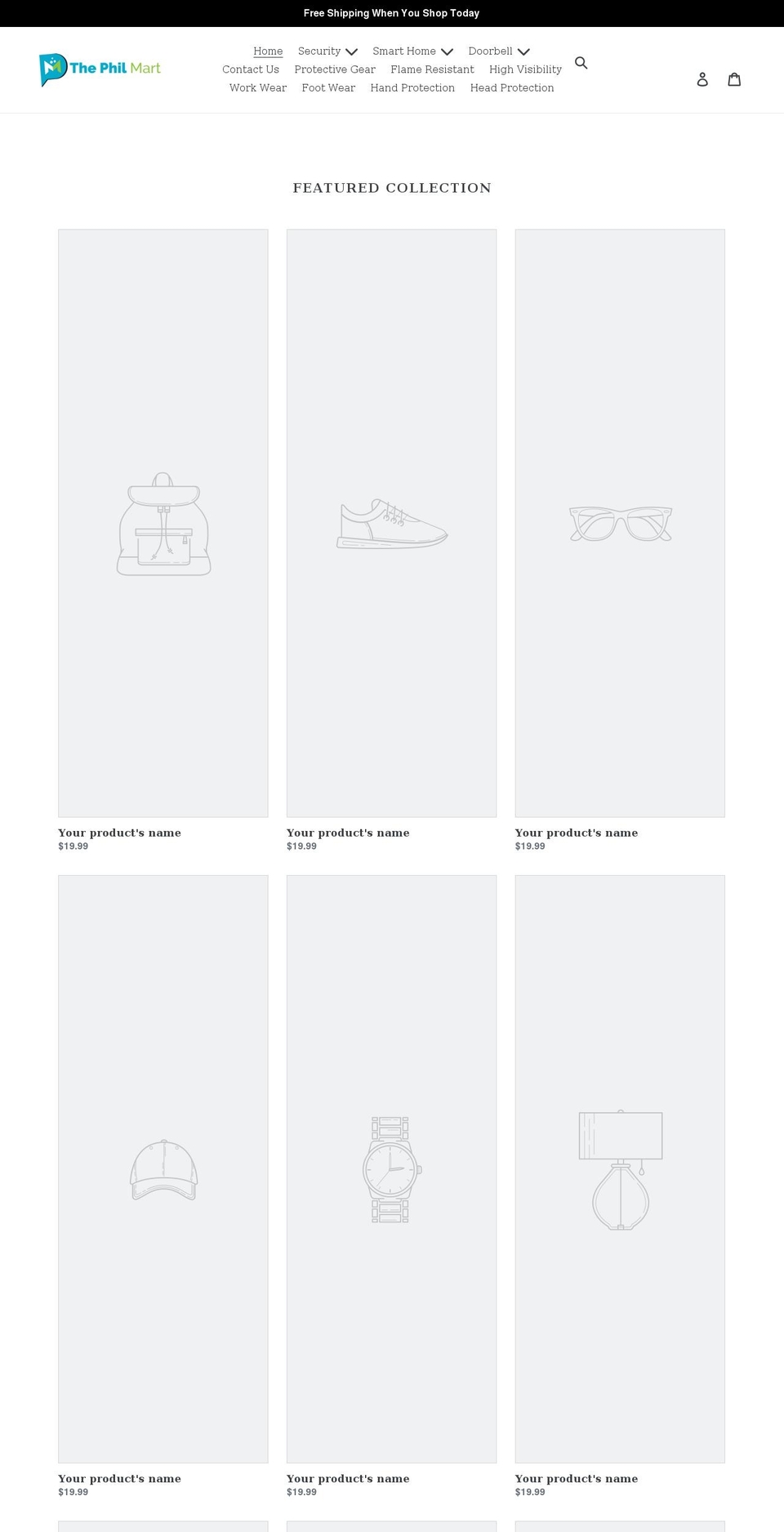 thephilmart.com shopify website screenshot
