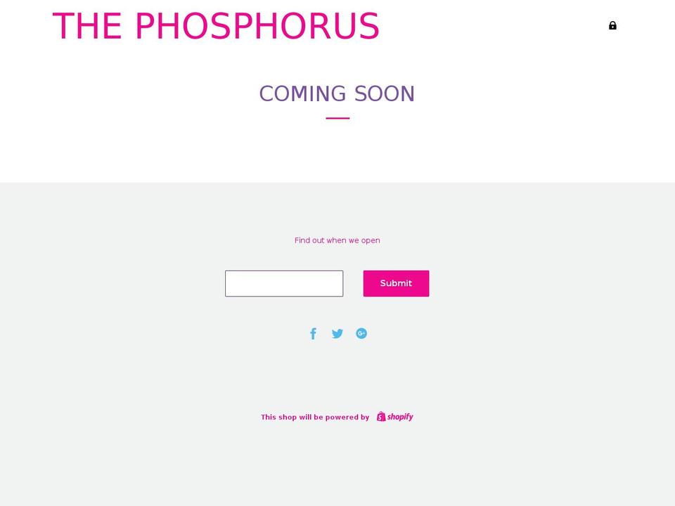 thephosphorus.com shopify website screenshot
