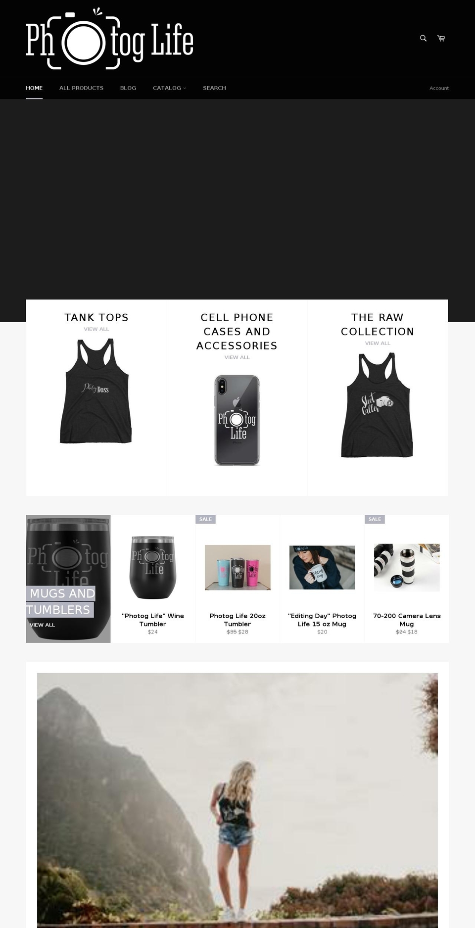 thephotoglife.com shopify website screenshot