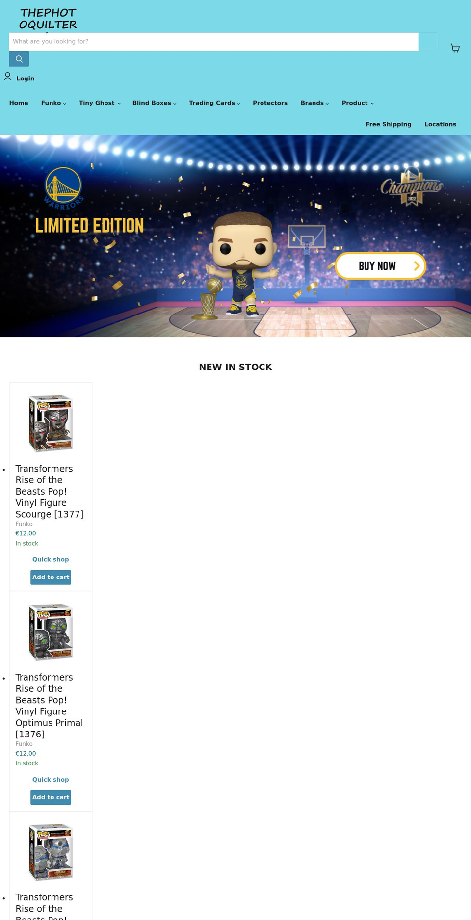 thephotoquilter.com shopify website screenshot