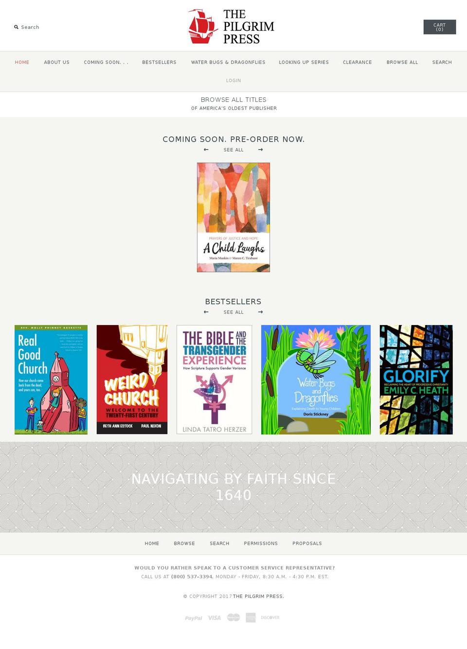 thepilgrimpress.biz shopify website screenshot