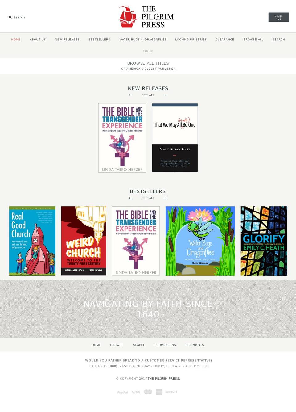 thepilgrimpress.com shopify website screenshot