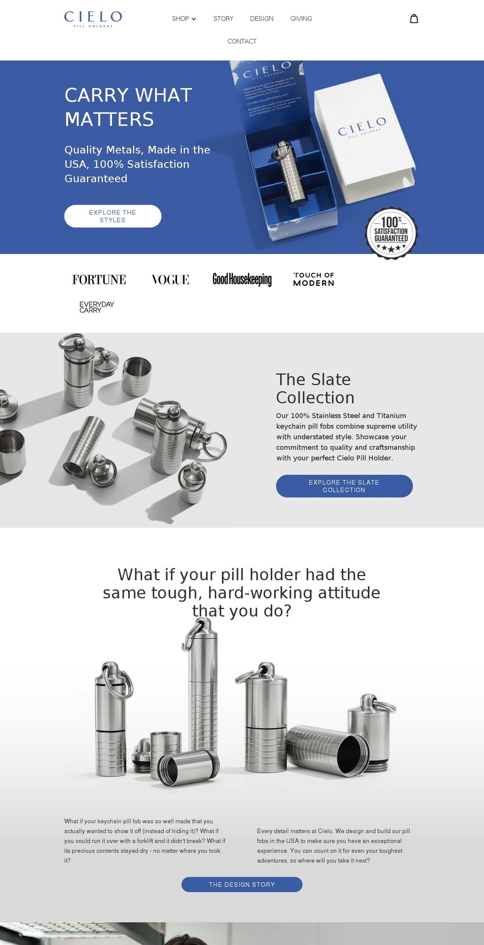 thepillholder.com — Shopify storefront screenshot