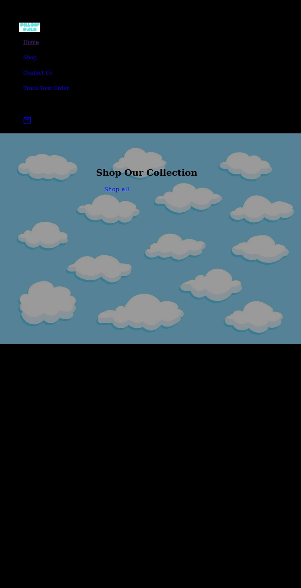 thepillowpals.com shopify website screenshot