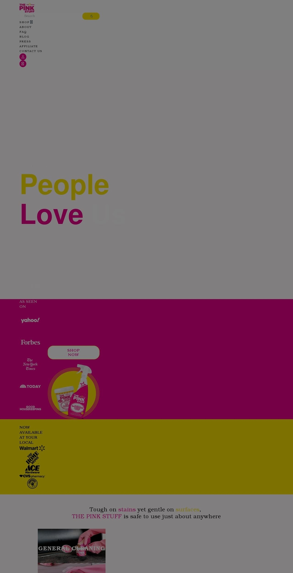 New theme v Shopify theme site example thepinkstuff.com