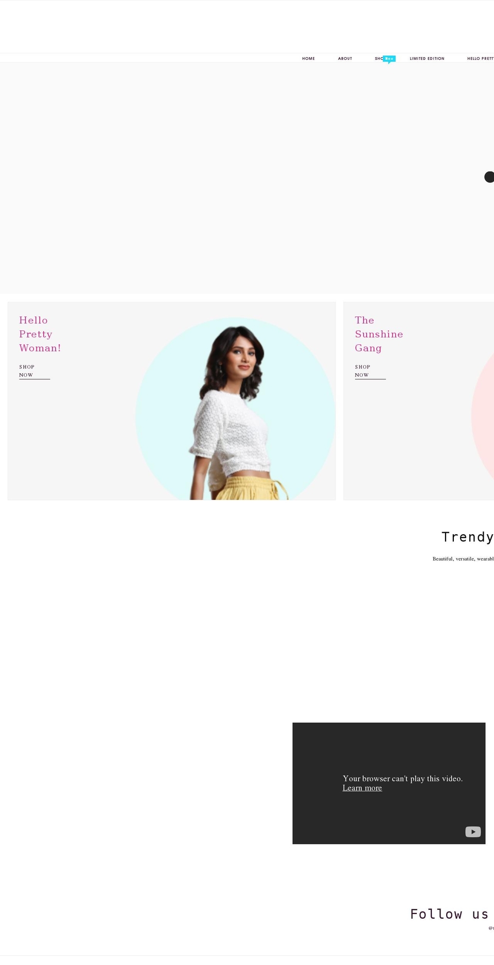 Source code Shopify theme site example thepinktintstore.com