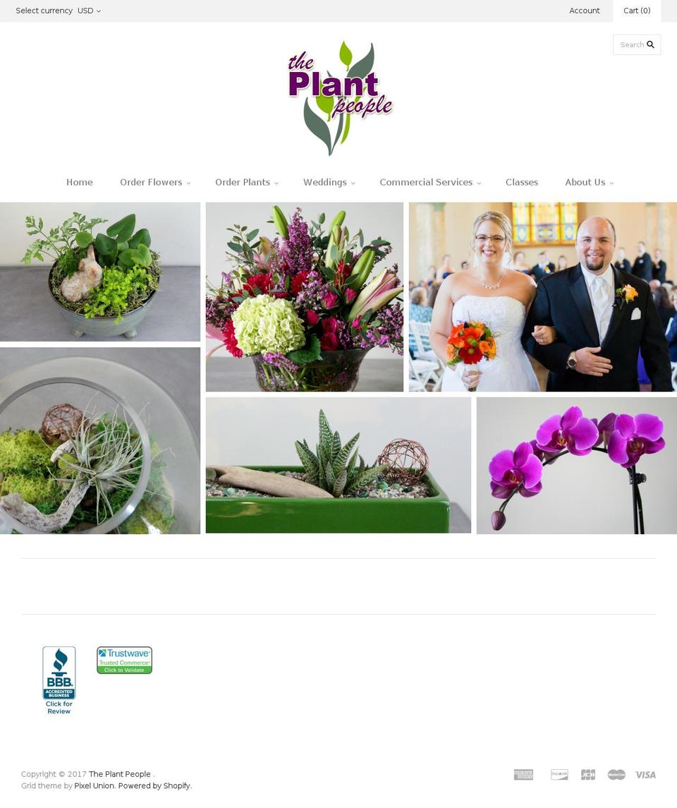 theplantpeopleinc.com shopify website screenshot