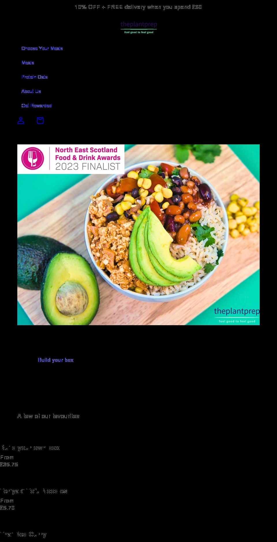 theplantprep.com shopify website screenshot