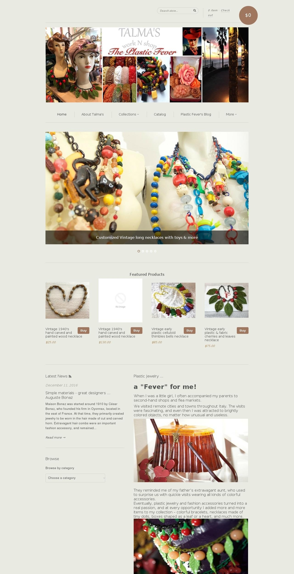 theplasticfever.com shopify website screenshot