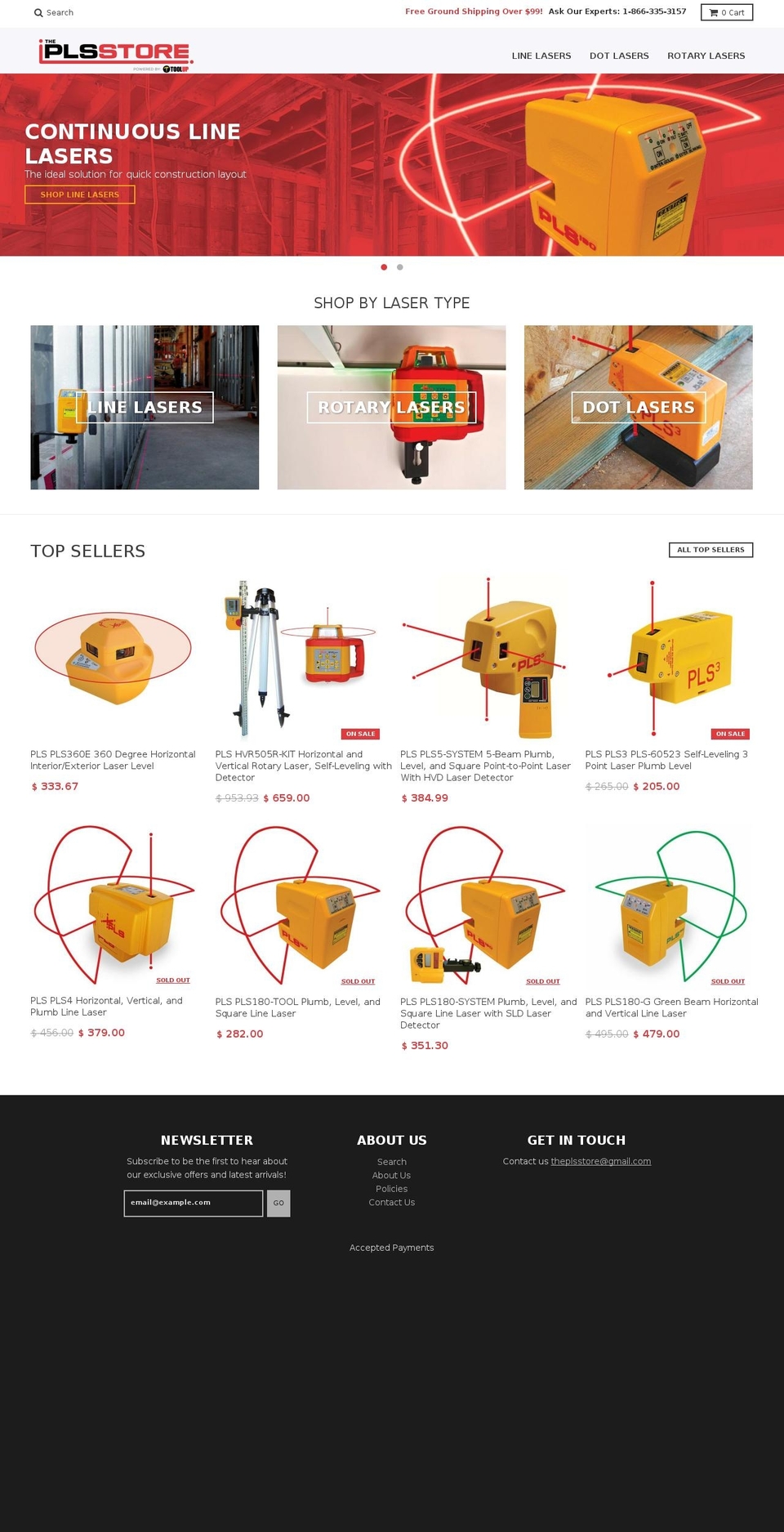 theplsstore.com shopify website screenshot