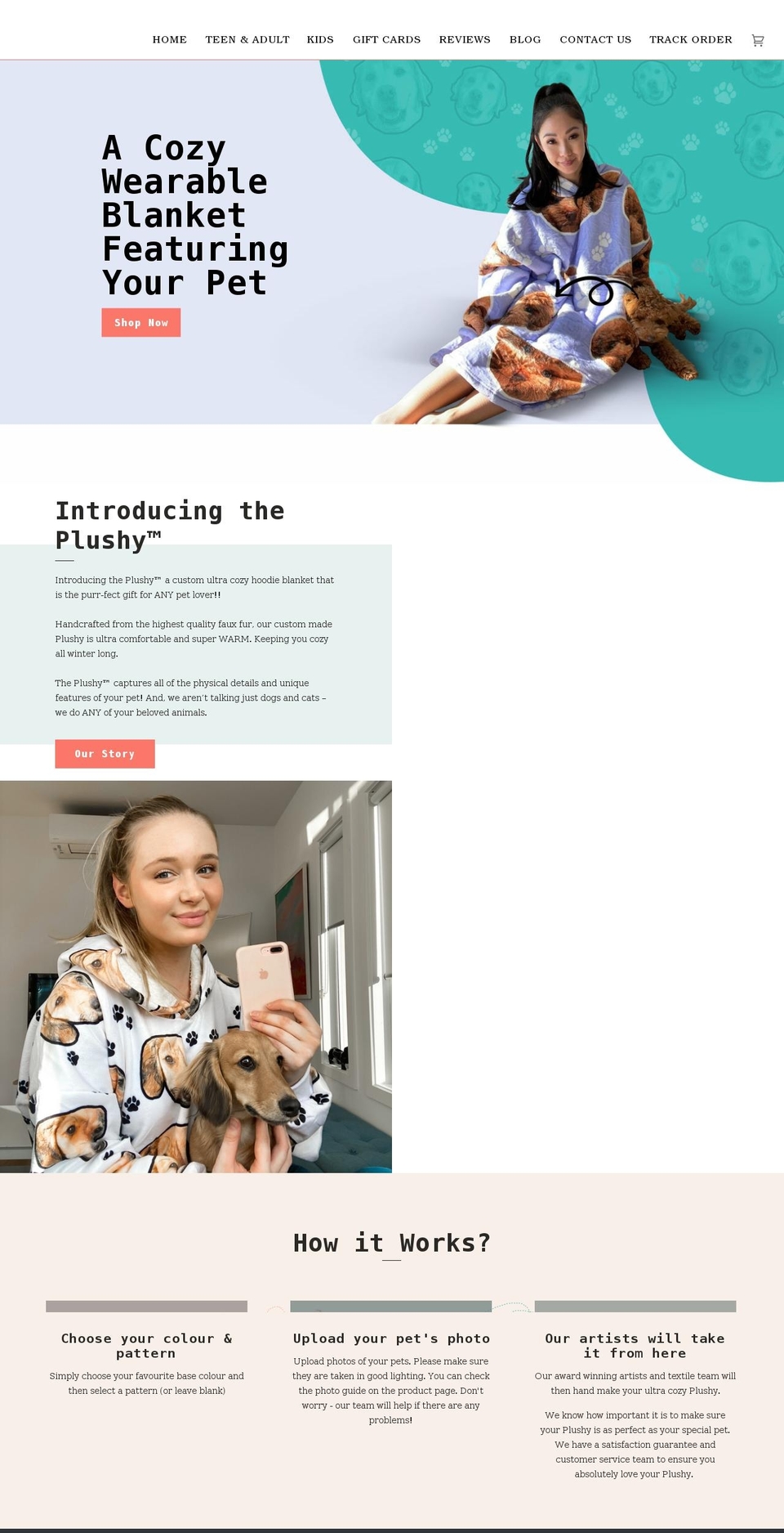 theplushy.co shopify website screenshot