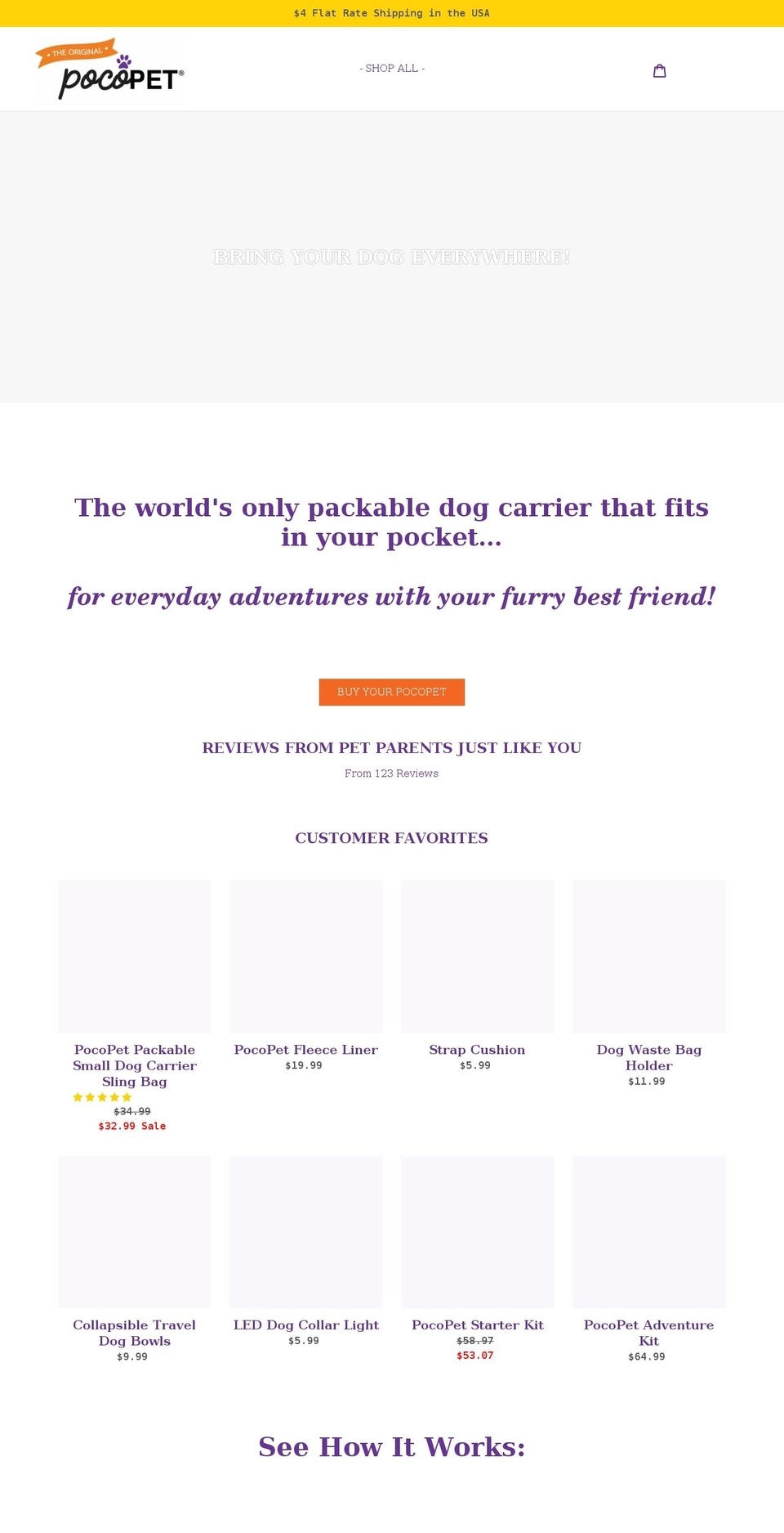 thepocopet.com shopify website screenshot
