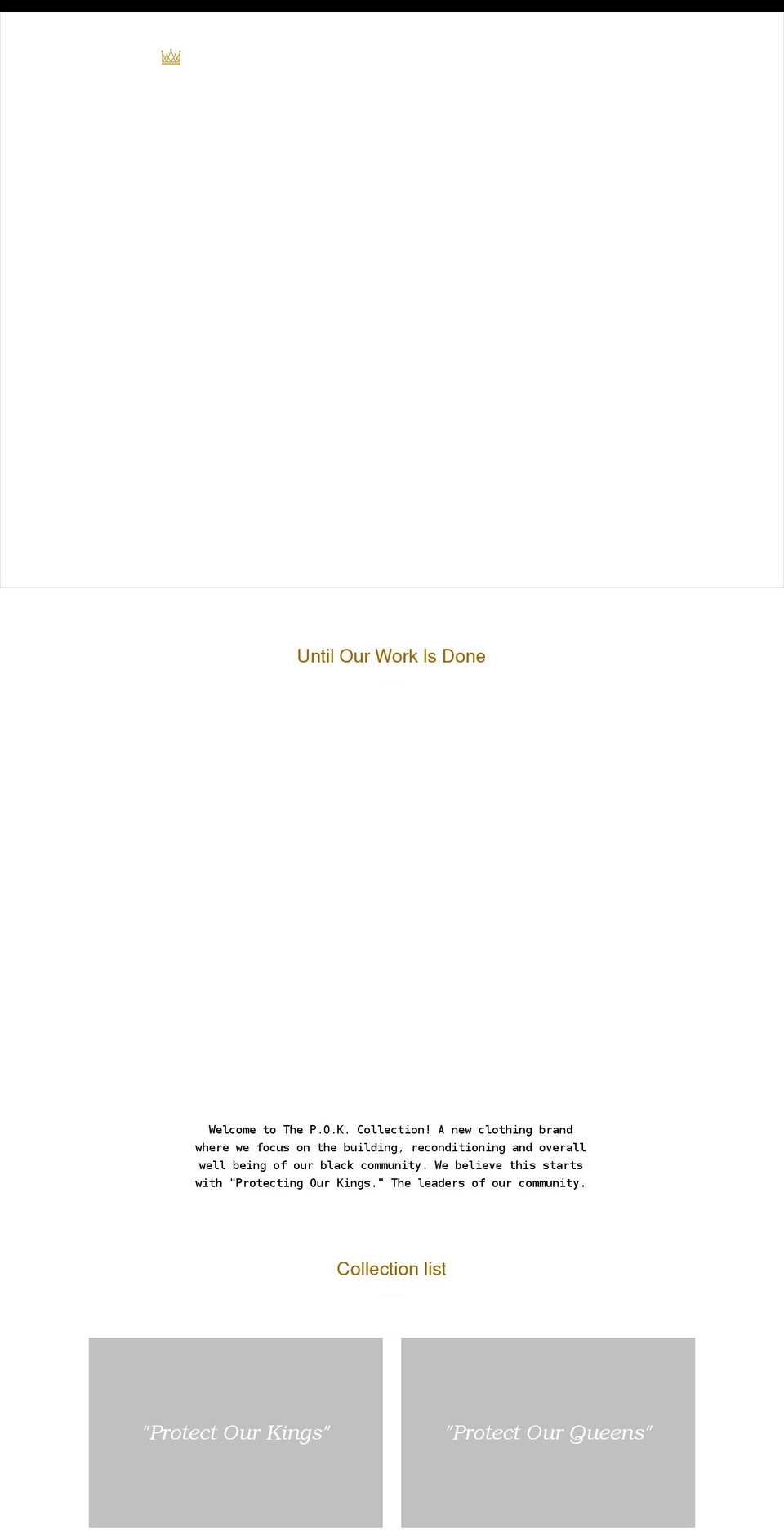 thepokcollection.com shopify website screenshot