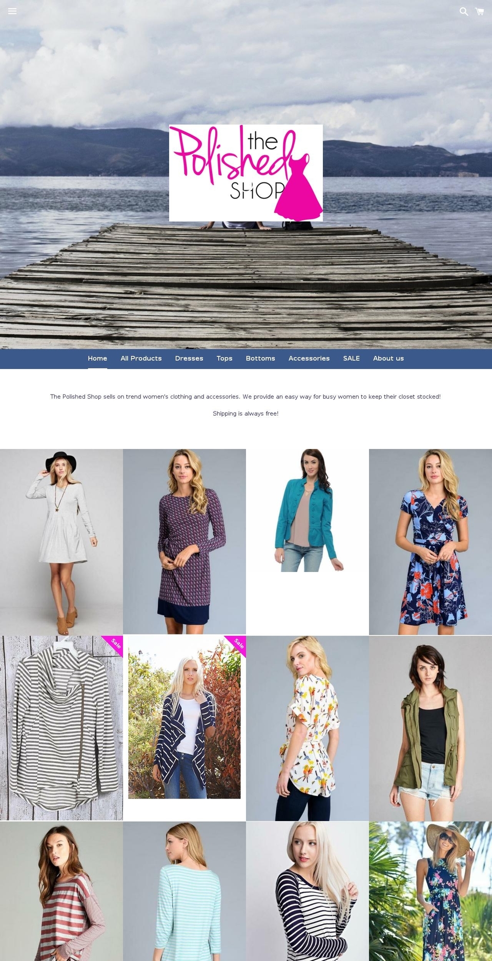 thepolishedshop.com shopify website screenshot