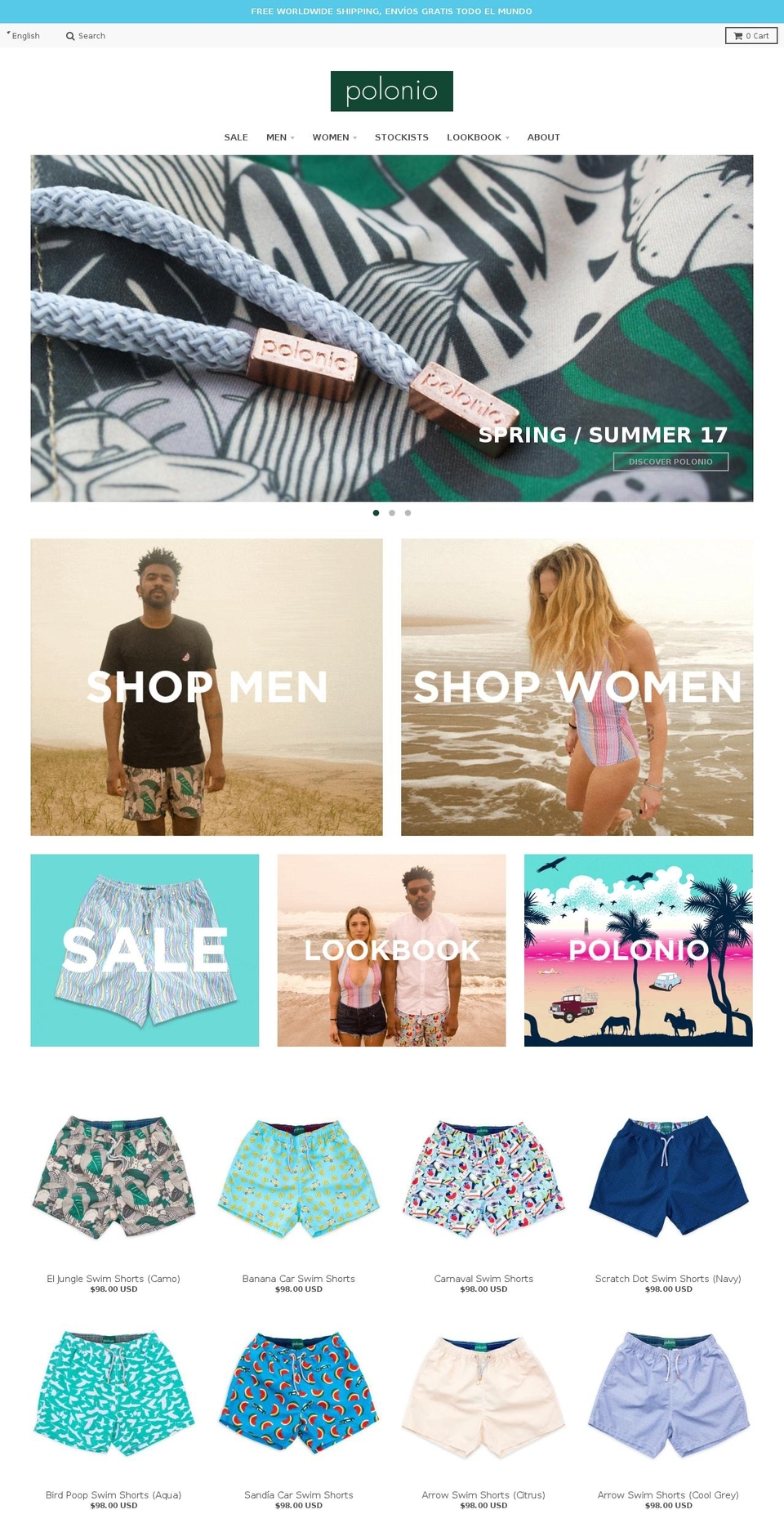 thepolonio.com shopify website screenshot