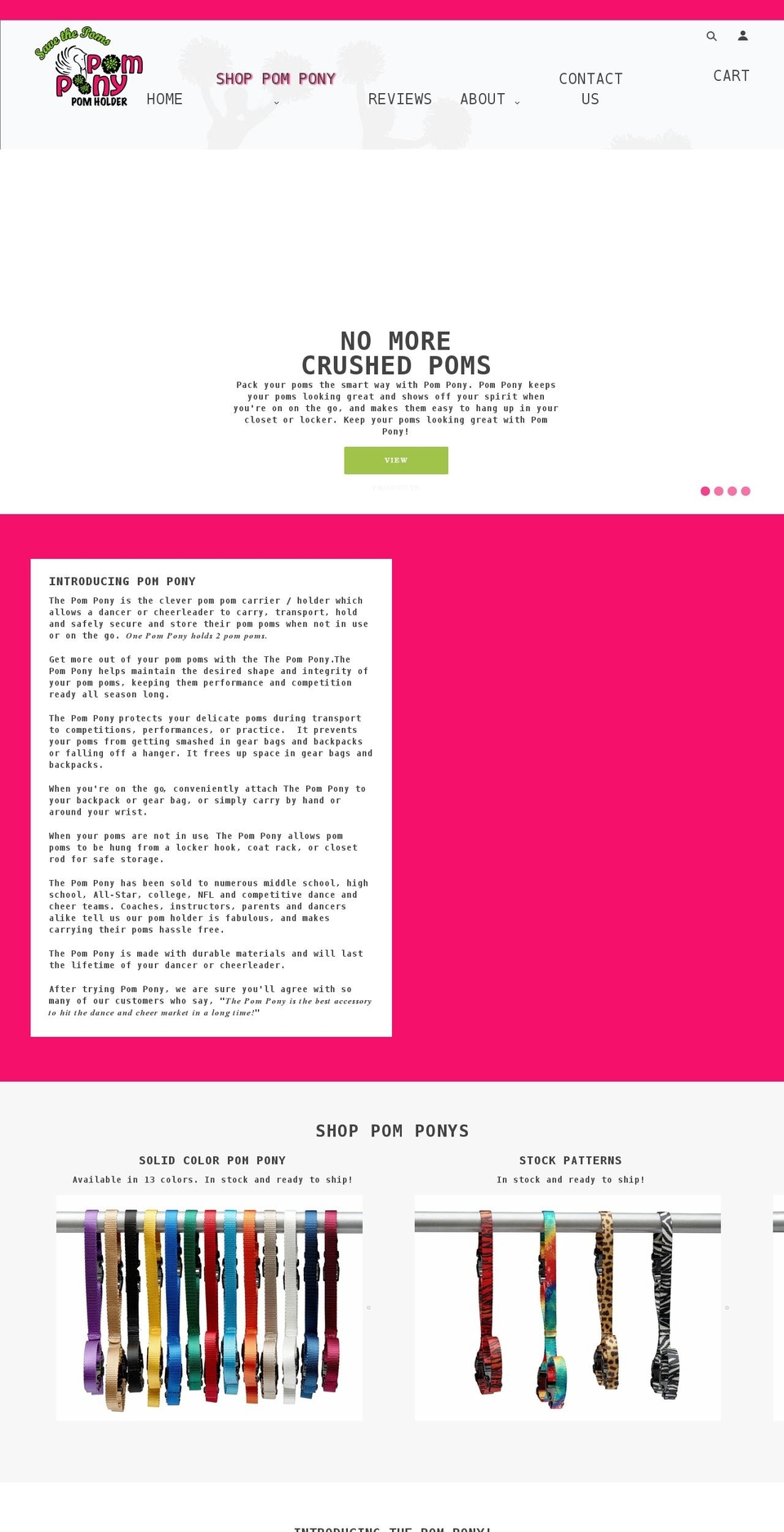 thepompony.com shopify website screenshot