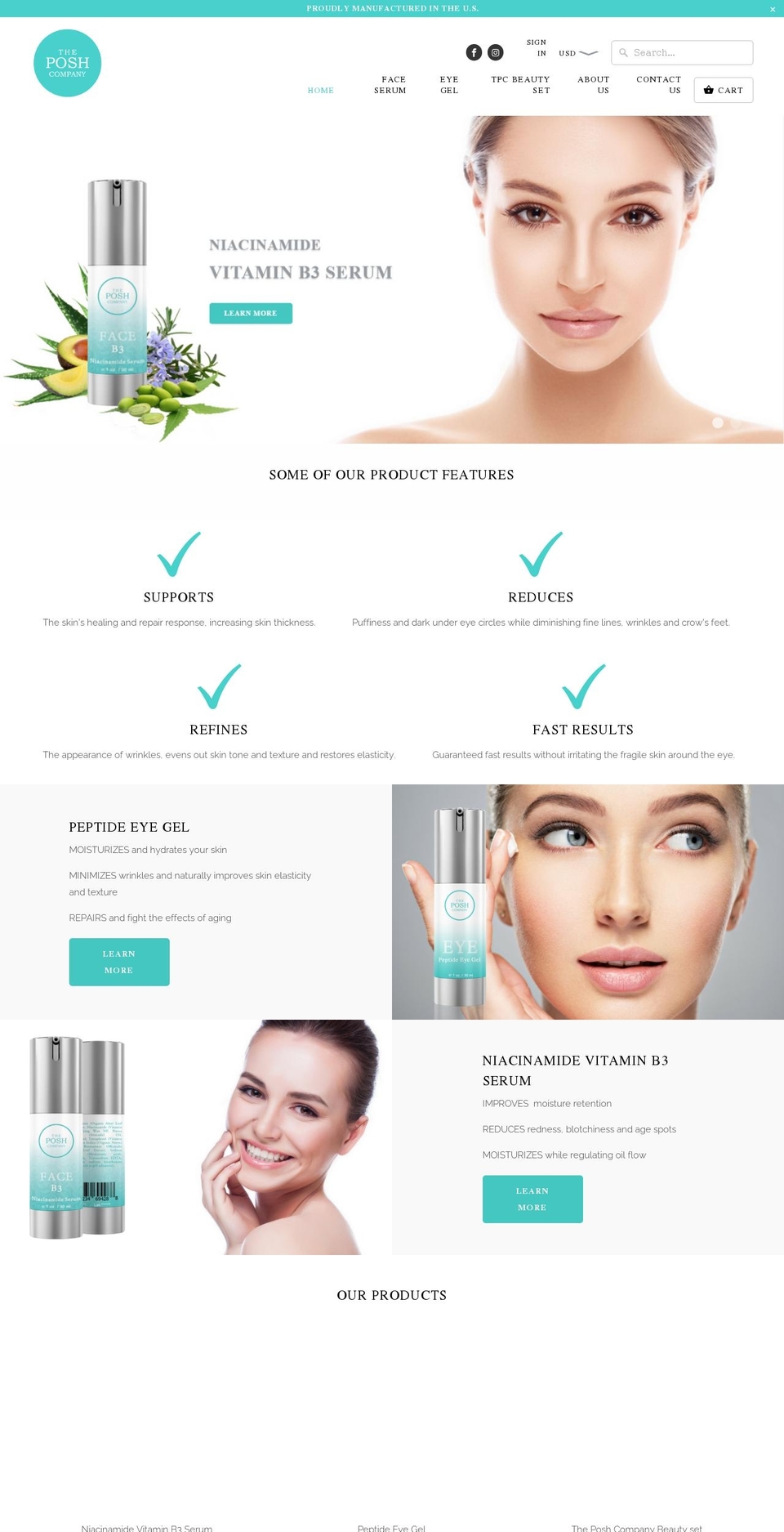 theposhcompany.myshopify.com shopify website screenshot