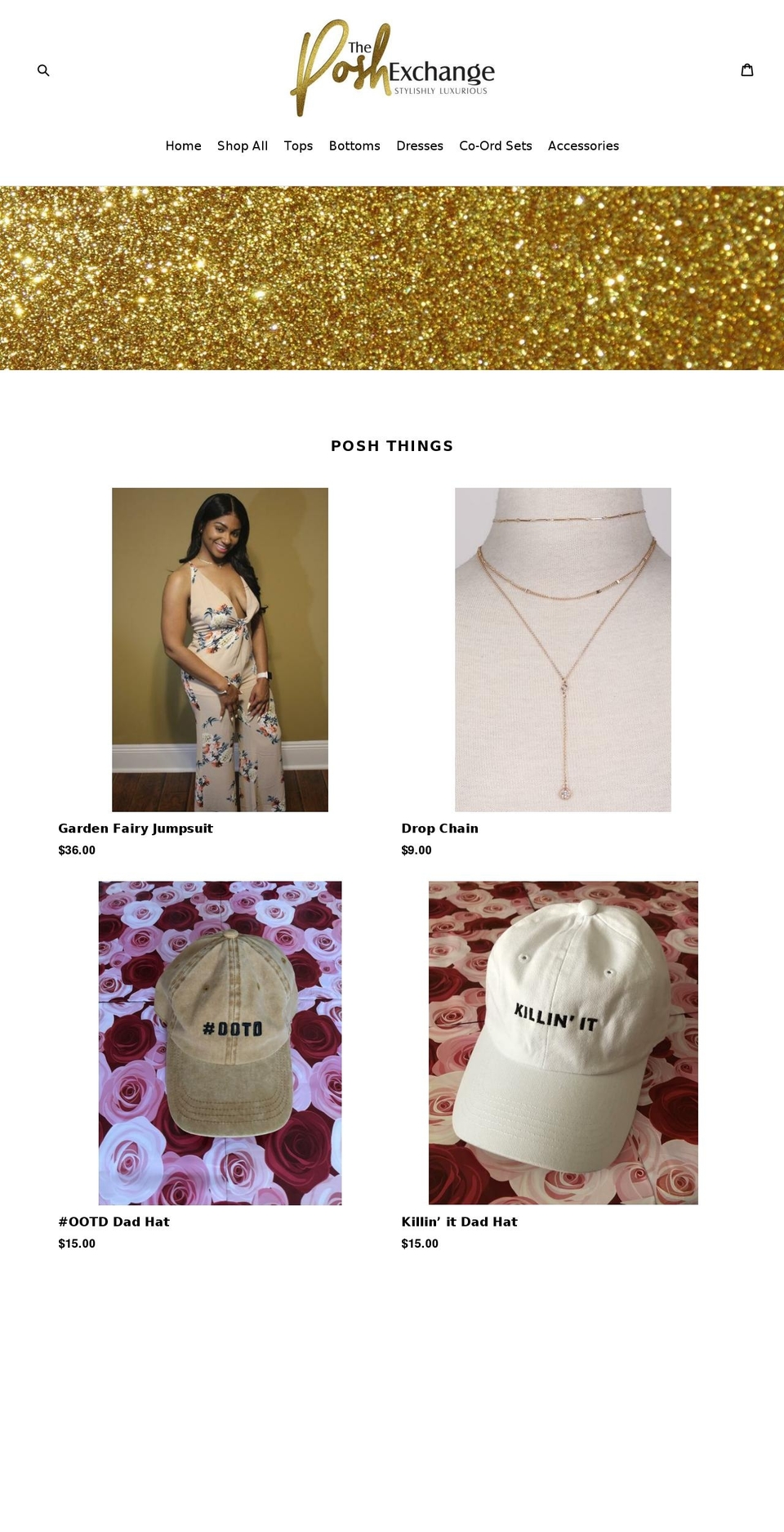 theposhexchange.com shopify website screenshot