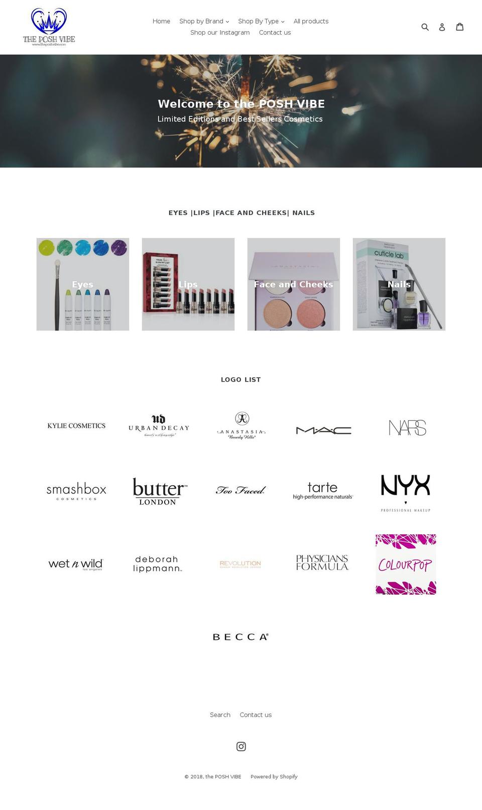 theposhvibe.com — Shopify storefront screenshot