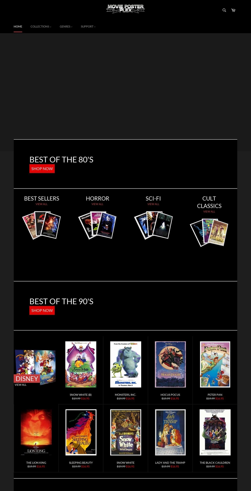 theposterbaron.com — Shopify storefront screenshot
