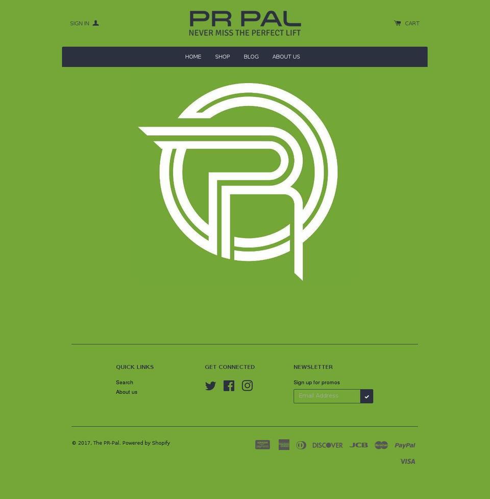 thepr-pal.com shopify website screenshot