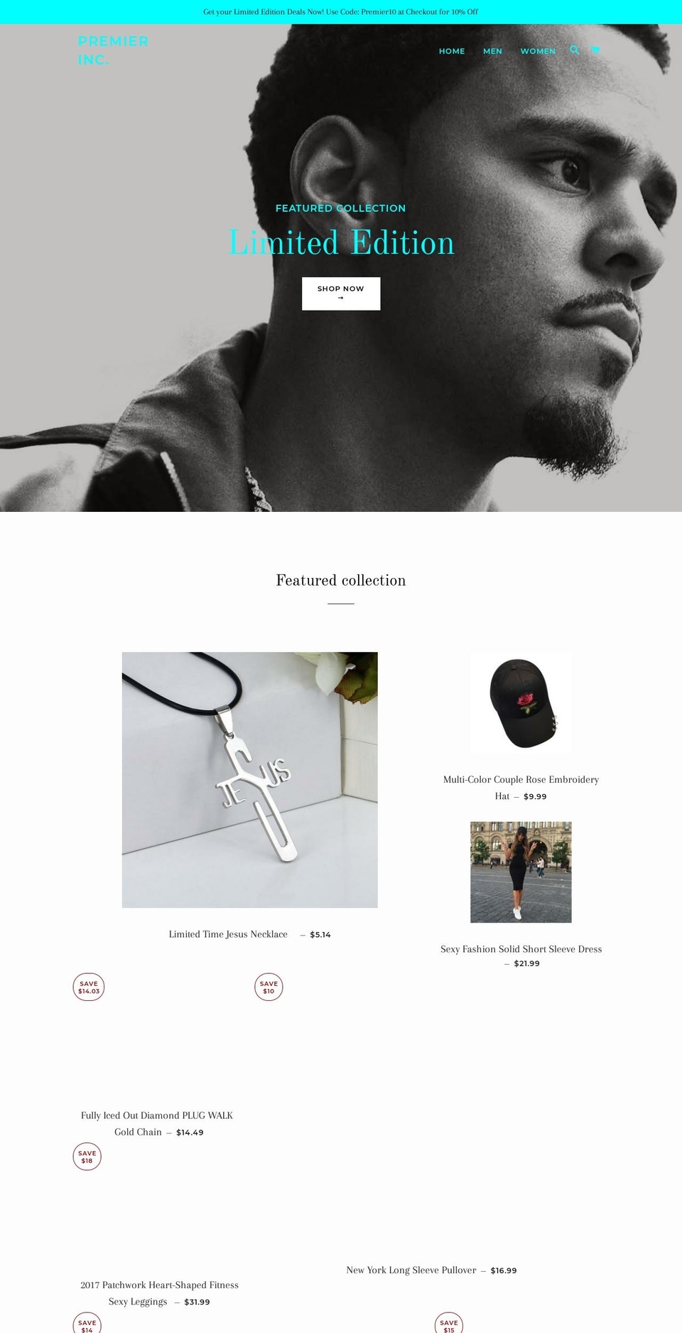 thepremierlife.com — Shopify storefront screenshot