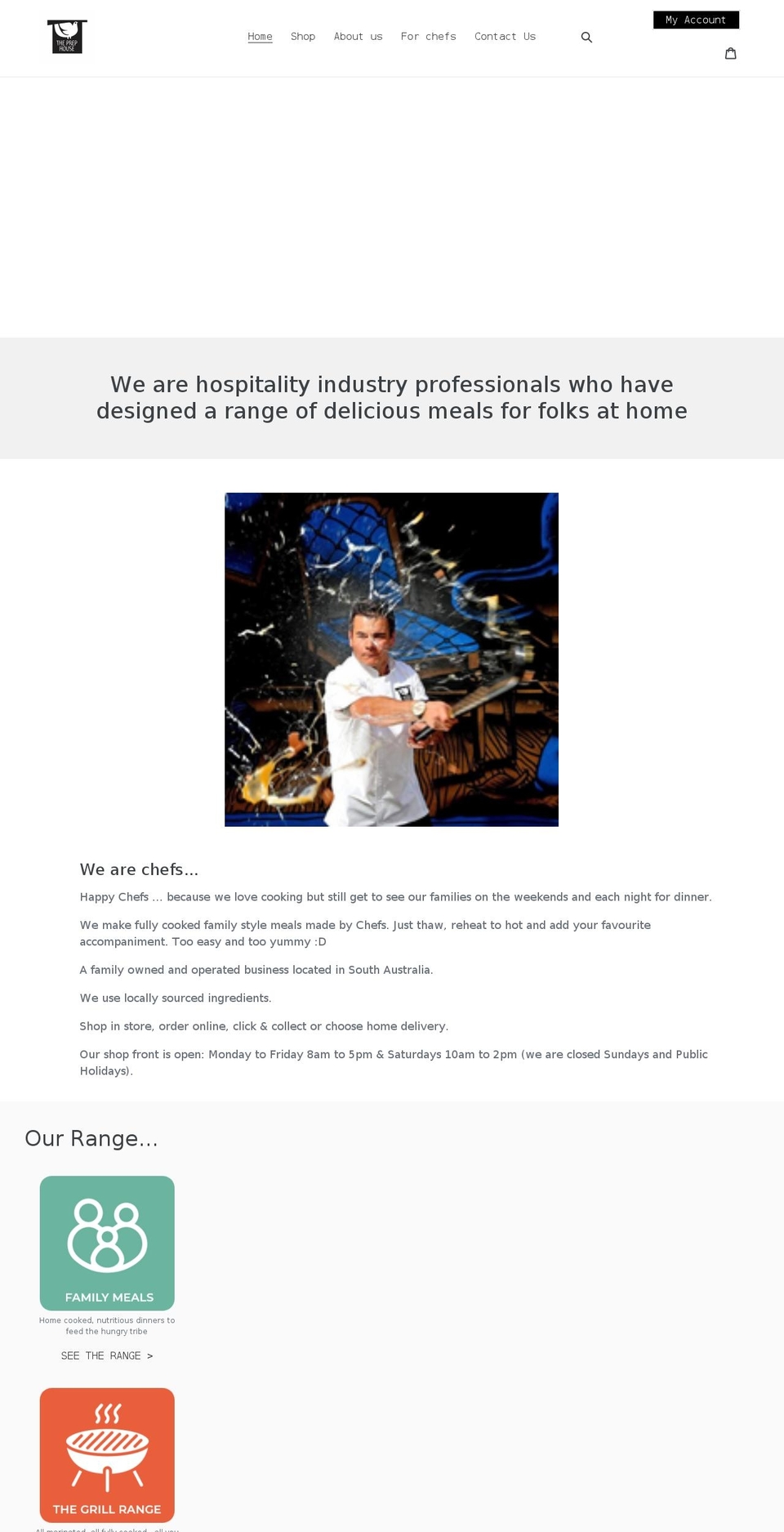 theprephouse.com.au shopify website screenshot