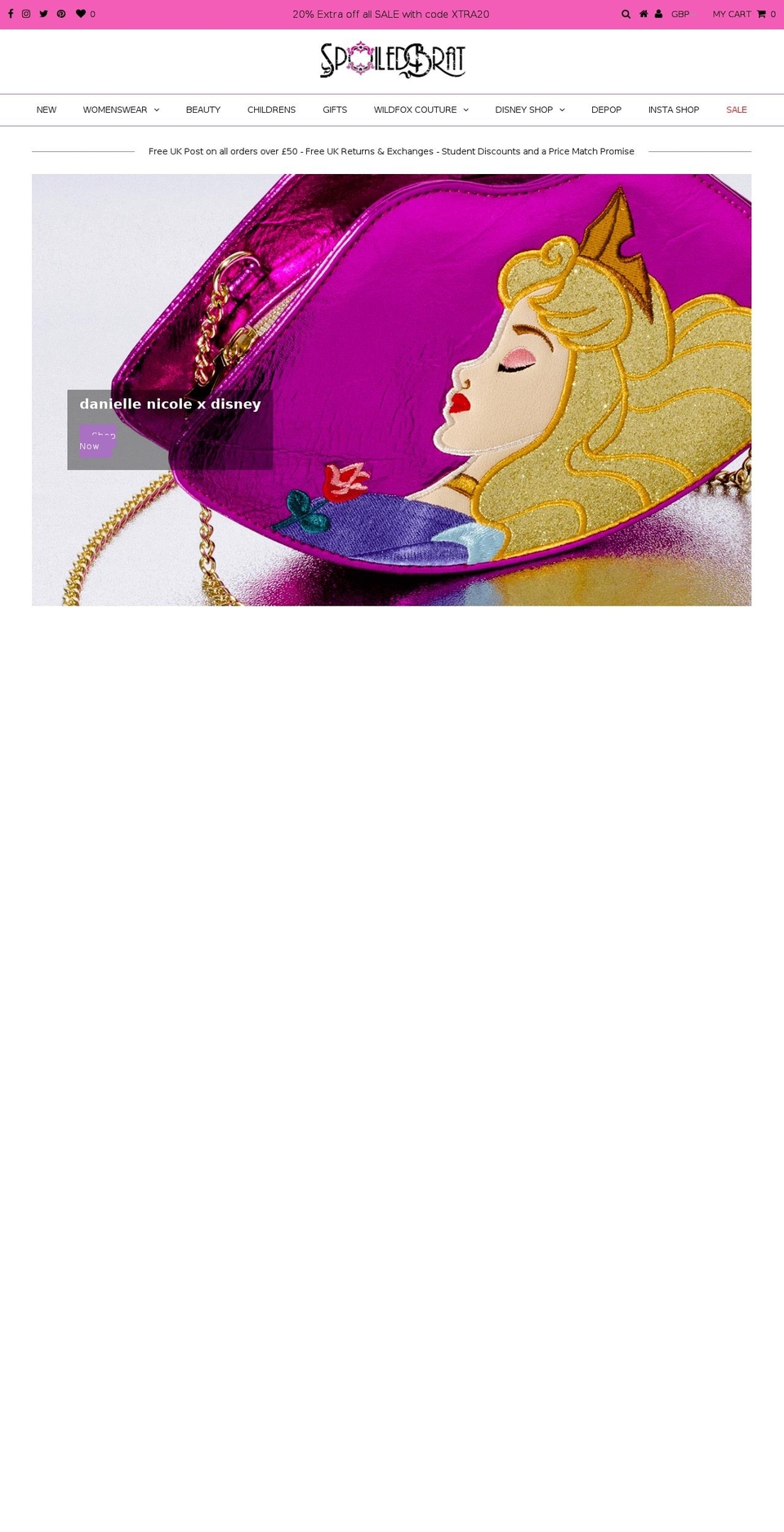 theprettyjunk.com — Shopify storefront screenshot