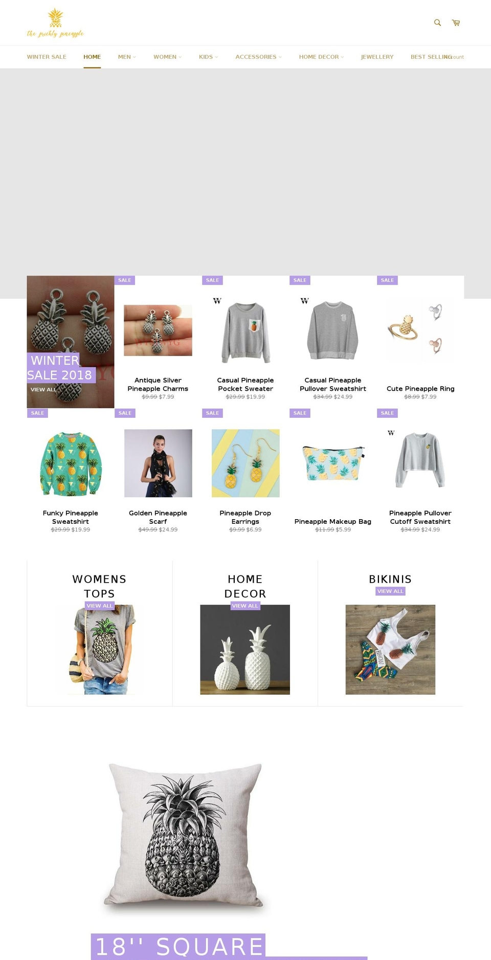 Copy of venture Shopify theme site example thepricklypineapple.com