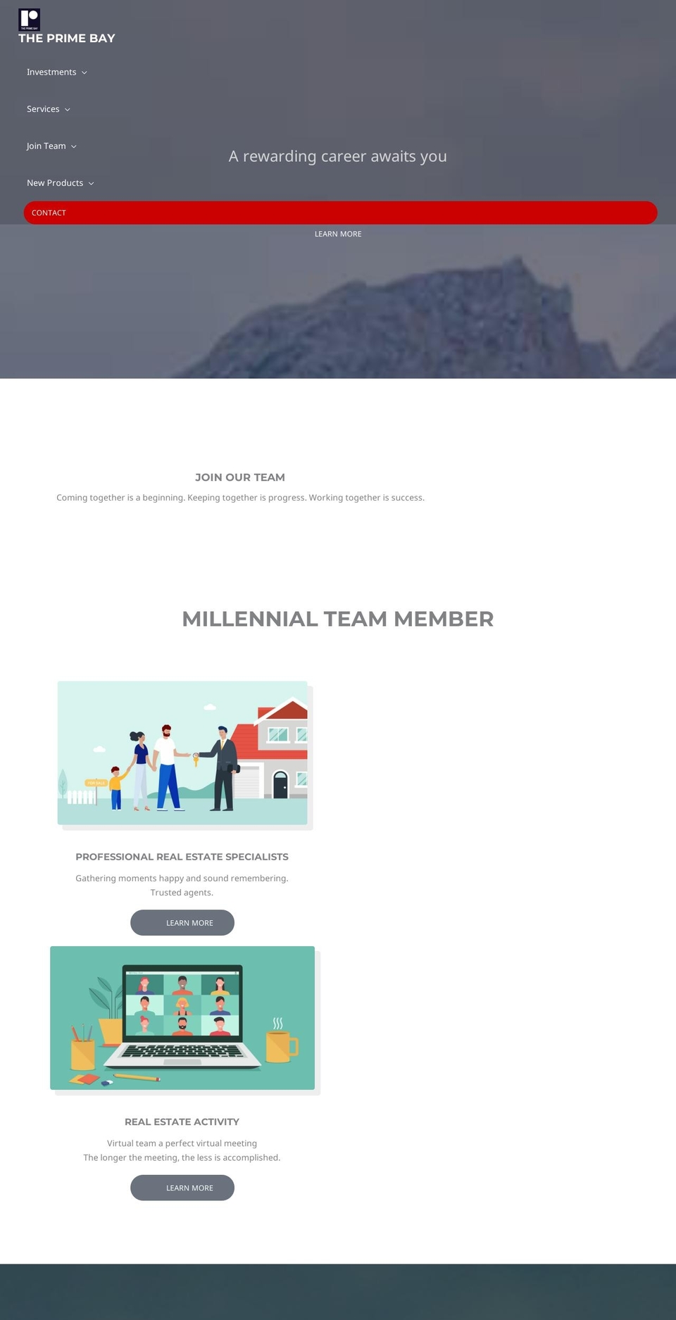 theprimebay.com — Shopify storefront screenshot