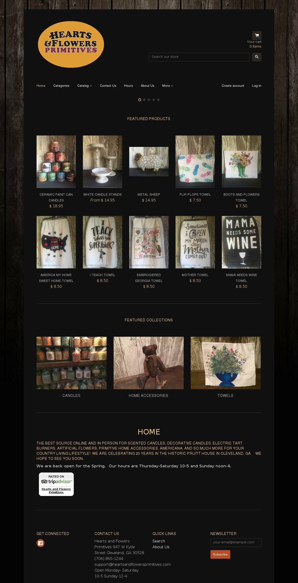 theprimitiveshop.com shopify website screenshot