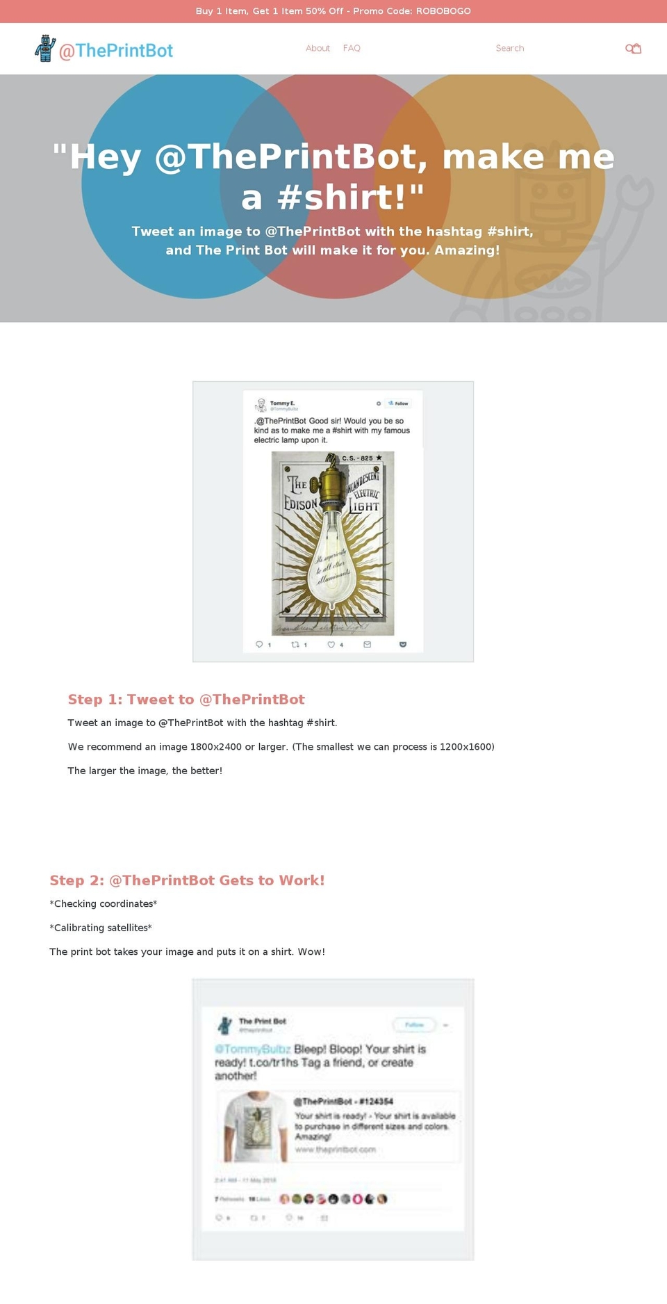 theprintbot.com — Shopify storefront screenshot