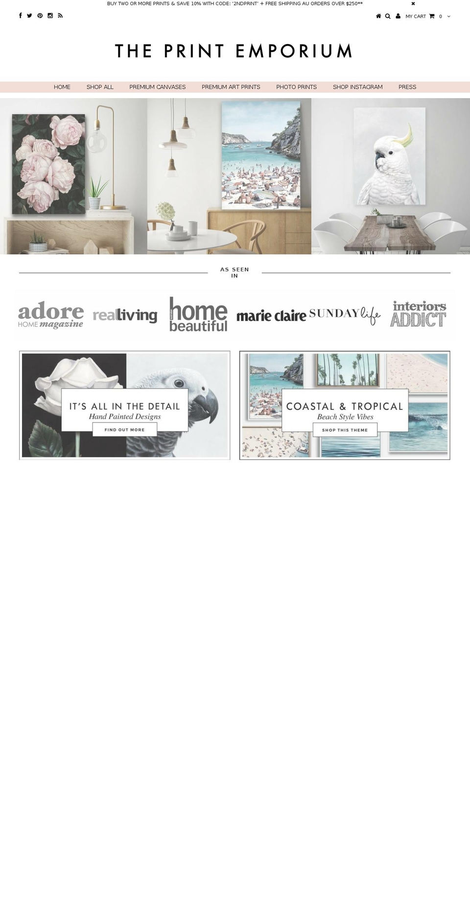 theprintemporium.com.au shopify website screenshot