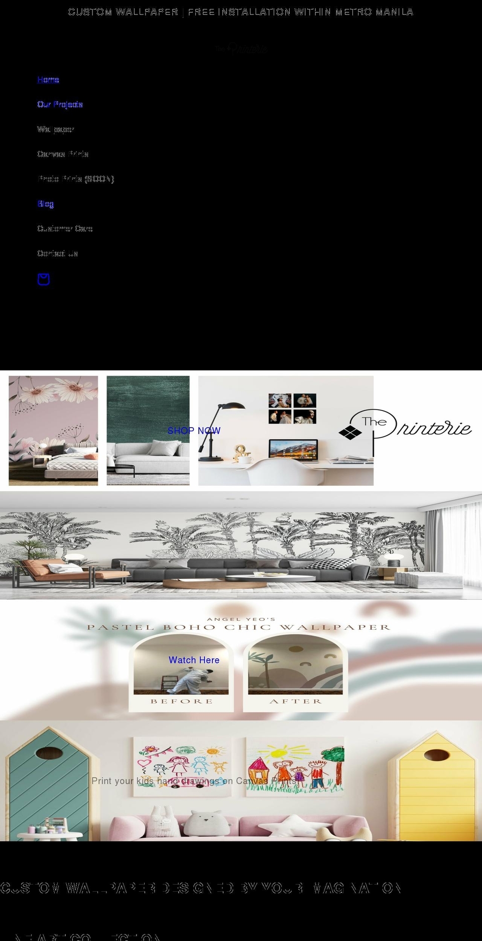 theprinterie.com shopify website screenshot