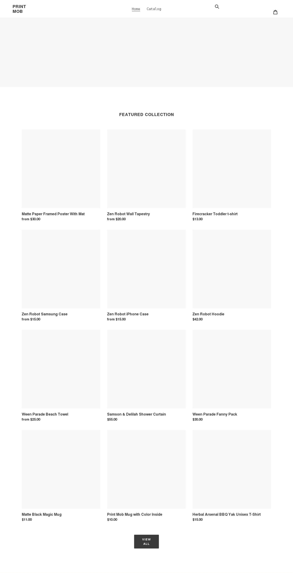 theprintmob.com shopify website screenshot