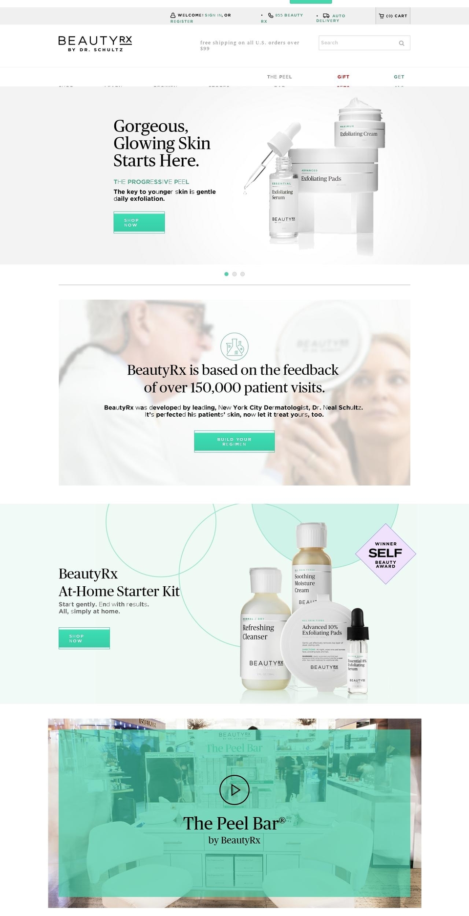 Beauty RX [Product and Header+Dr new page] Shopify theme site example theprogressivepeel.org