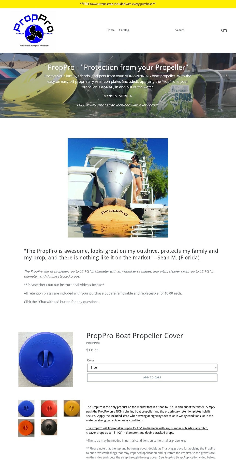 theproppro.com shopify website screenshot