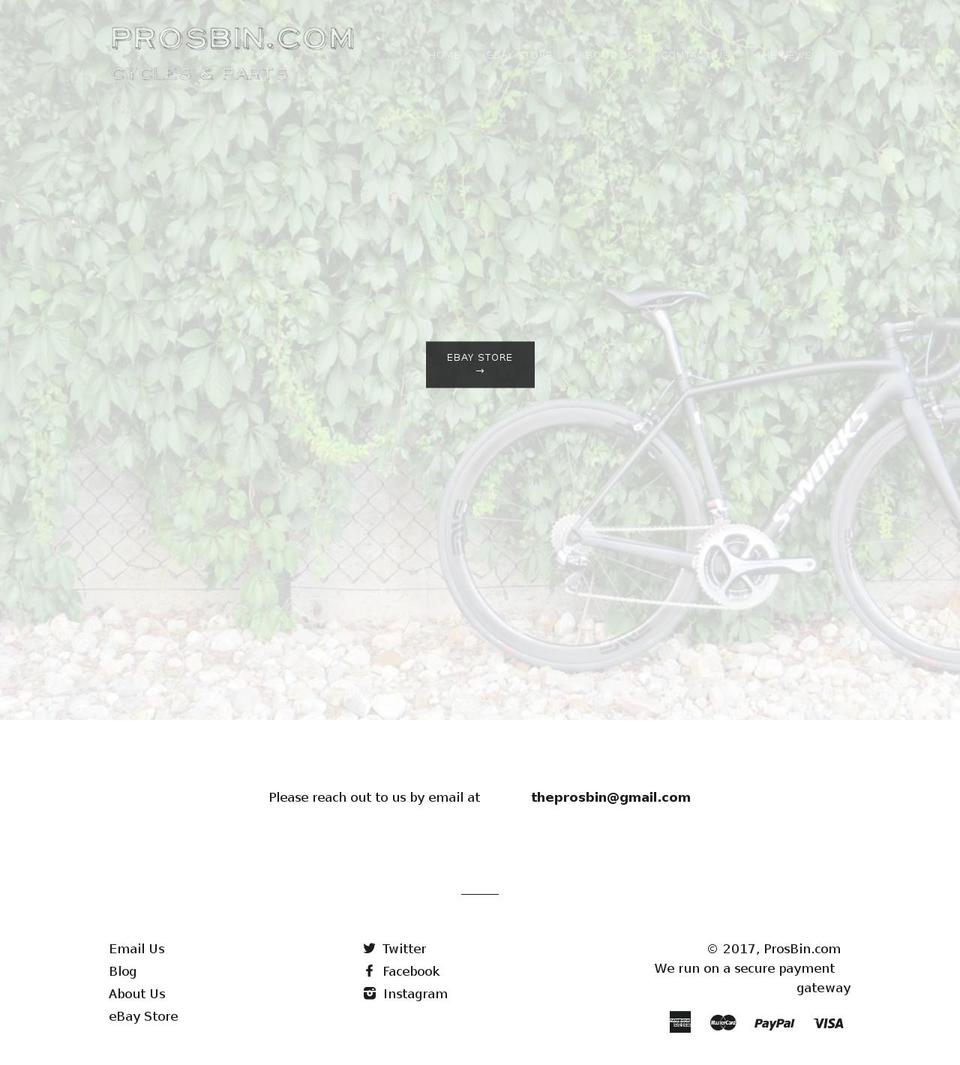 ProsBin.com - May 2015 Shopify theme site example theprosbin.com