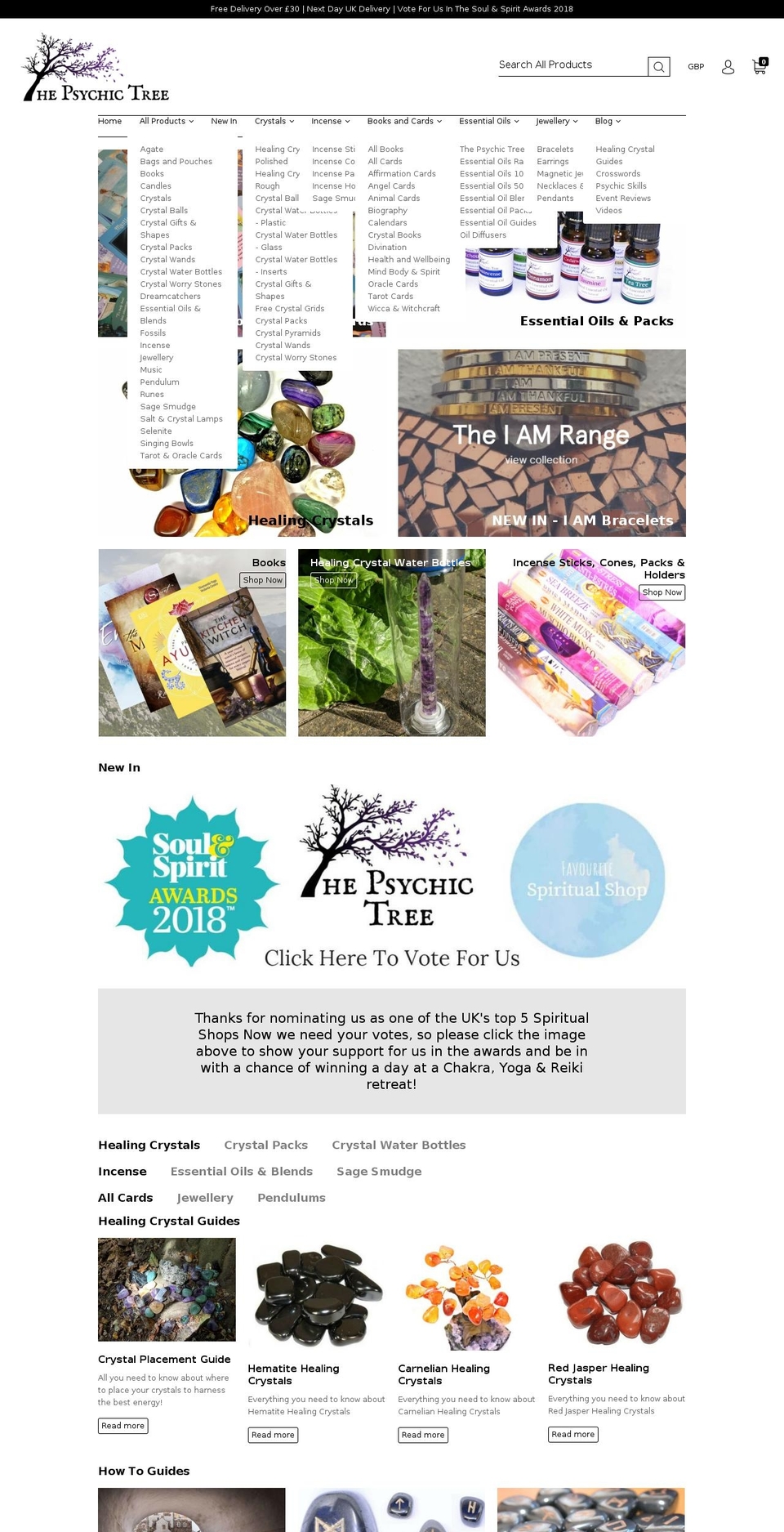 New Reviews Theme Shopify theme site example thepsychictree.com