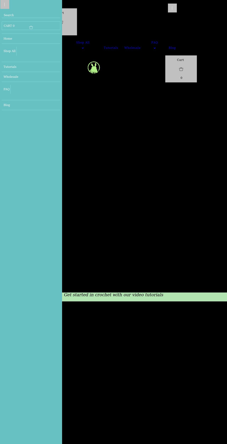 thepudgyrabbit.com shopify website screenshot