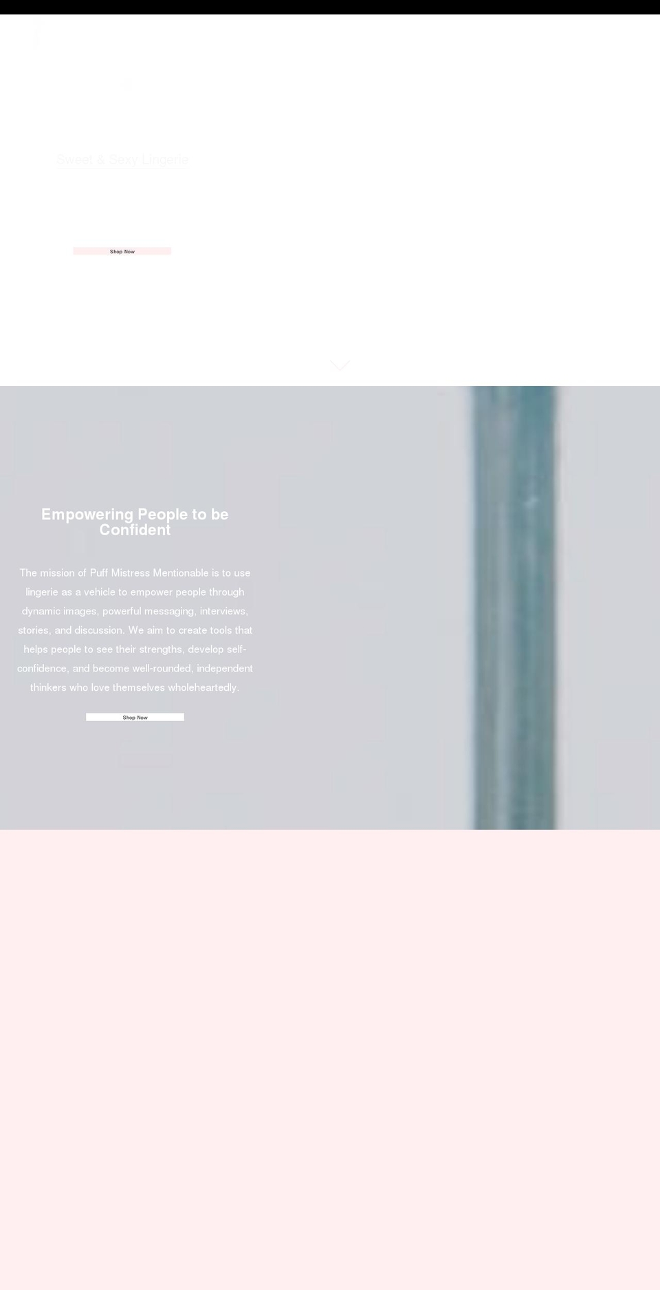 thepuffmistress.com shopify website screenshot