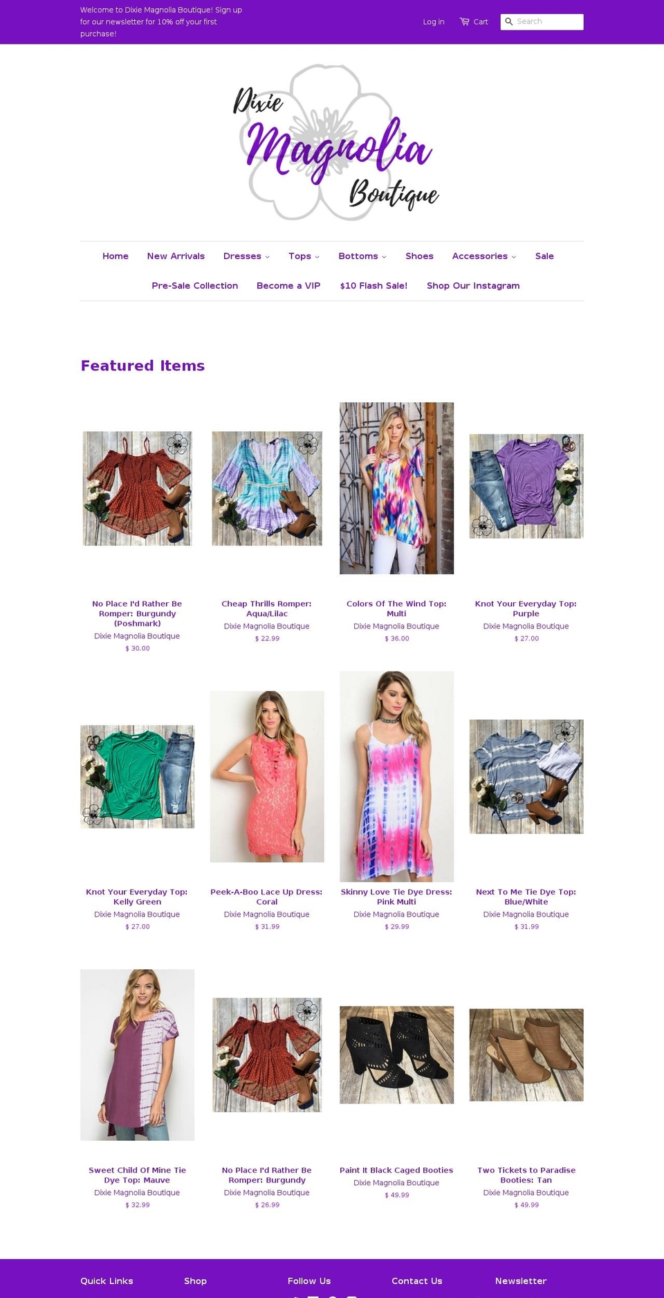 thepurpleowlboutique.com shopify website screenshot
